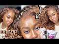 🤎 Fake Scalp Wig Install |Brown Hair Color + Trendy Wispy Edges | Ronnie Hair