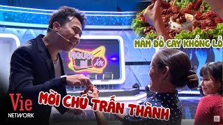Bà Tân Vlog đem đồ ăn siêu cay khổng lồ mời Trấn Thành và cả trường quay | BTS Người bí ẩn