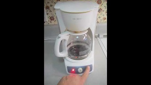 Remote Controlled Coffee Maker