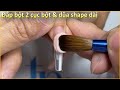 Đắp bột 2 cục và dũa shape móng dài - ThanhCong