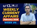 Weekly Current Affairs | February 2026 - Week 04 | CLAT 2027 GK & Current Affairs Prep #cllst