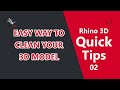 Quick Tips for Rhino 3D Modeling