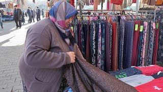 Annem ile pazar alışverişi Taşköprü Cuma Pazarı