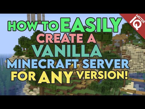 How to EASILY create a Vanilla Minecraft Server for ALL versions of Minecraft! (1.16+)