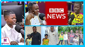 10 yrs old sports presenter, Dominic Fobih finally featured on BBC news pidgin