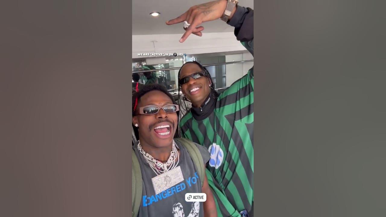 Asake and travis scott on the set of active #music #asake #travisscott