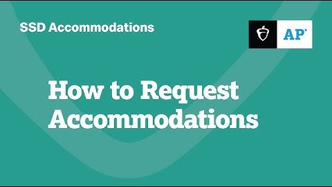 How to Request Accommodations