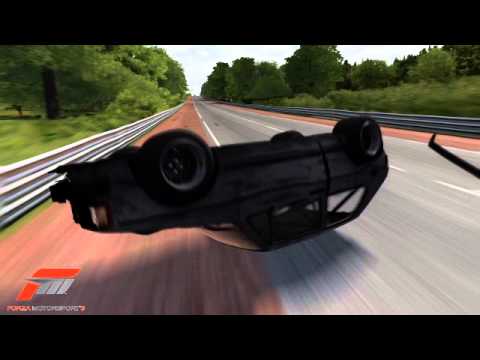 FM3 VW Rabbit with SSC Ultimo Aero Engine @ LeMans 413kmh/ 256.63mph + Crash + DragRace