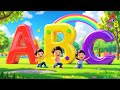 ABC Alphabet Song for Kids  | Learn Letters A, B, C with Cute Cartoon Kids l Song for Preschool Kids