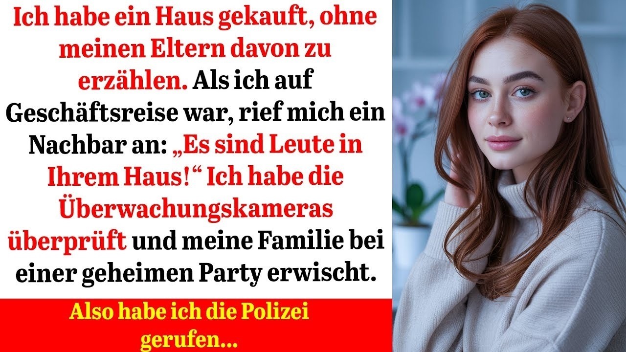 Když jsem byla na služební cestě, zavolal mi soused, že se u mého domu děje něco divného. Spustila jsem si bezpečnostní kamery a uviděla svou rodinu, jak si na mojí zahradě dělá párty. Moji...
