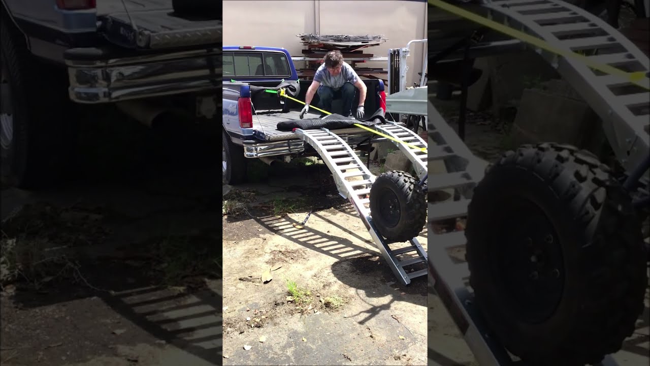How To Load An ATV With A Hand Winch