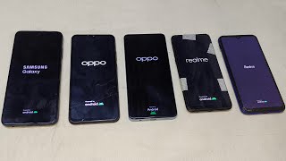 Samsung A05s vs Oppo A16e vs Oppo A3x vs Realme 3 vs Redmi Note 7 Reboot Speed Test
