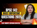 BPSE 142 Question Paper June 2025 | BPSE 142 Foreign Policy | BPSE 142 Important Questions