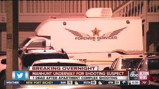 Search for suspect underway after man's body found in Tampa