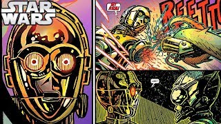 How C-3PO Got His Red Arm (CANON) - Star Wars Comics Explained