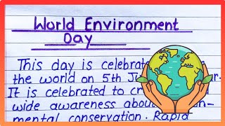 World Environment Day 2024 || Paragraph On World Environment Day | Essay On World Environment Day |