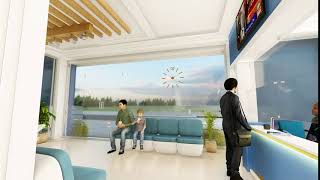 Hospital Lobby Animation