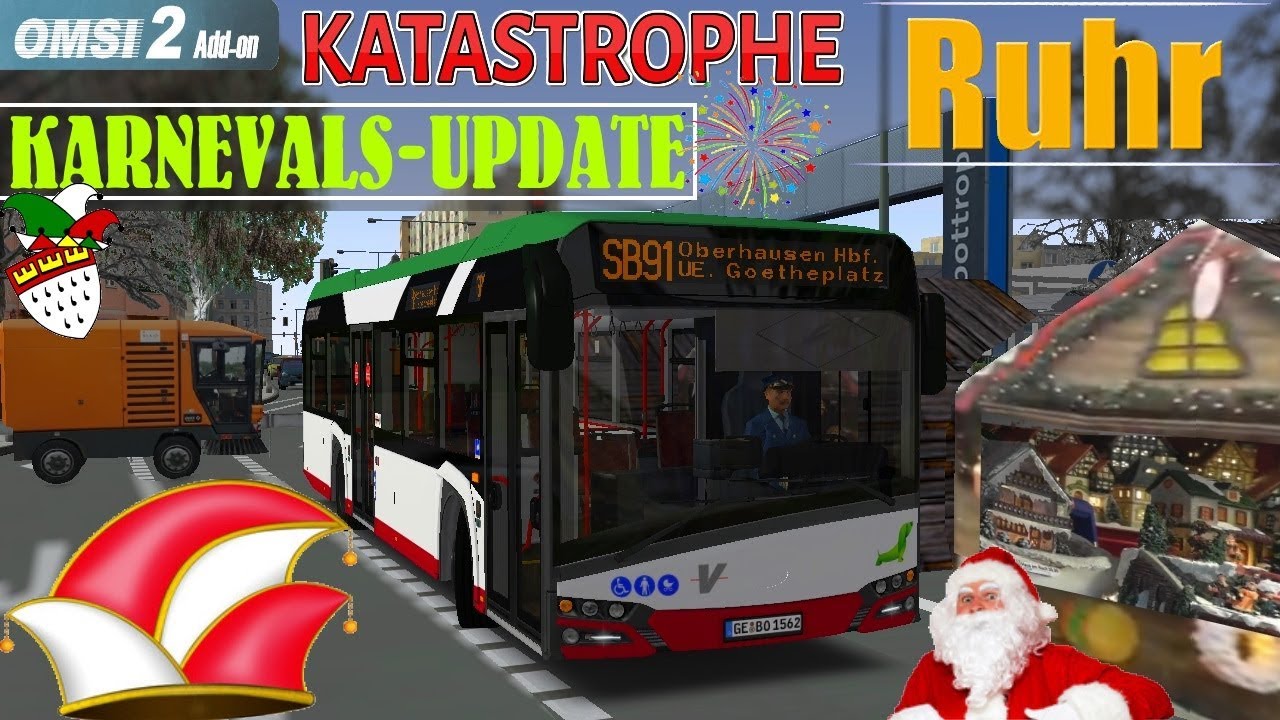 OMSI 2 [60 FPS] - RUHR ALAAF! - KARNEVALS-UPDATE - Let's Play Omsi 2 [#463]