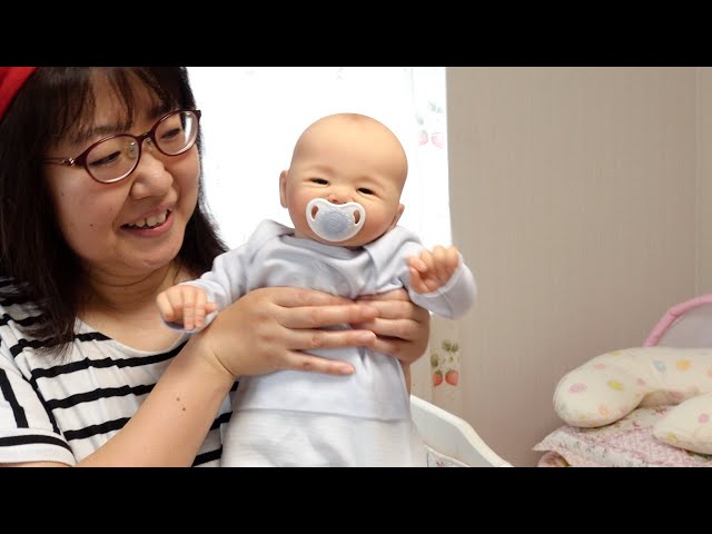 ママ様へ完成したリボーンベビードールちゃんを見ていただこう！ - YouTube