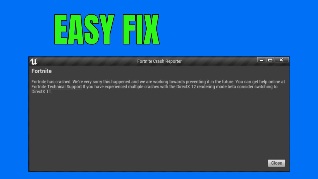 How To Fix Fortnite Crashing on Windows PC - YouTube