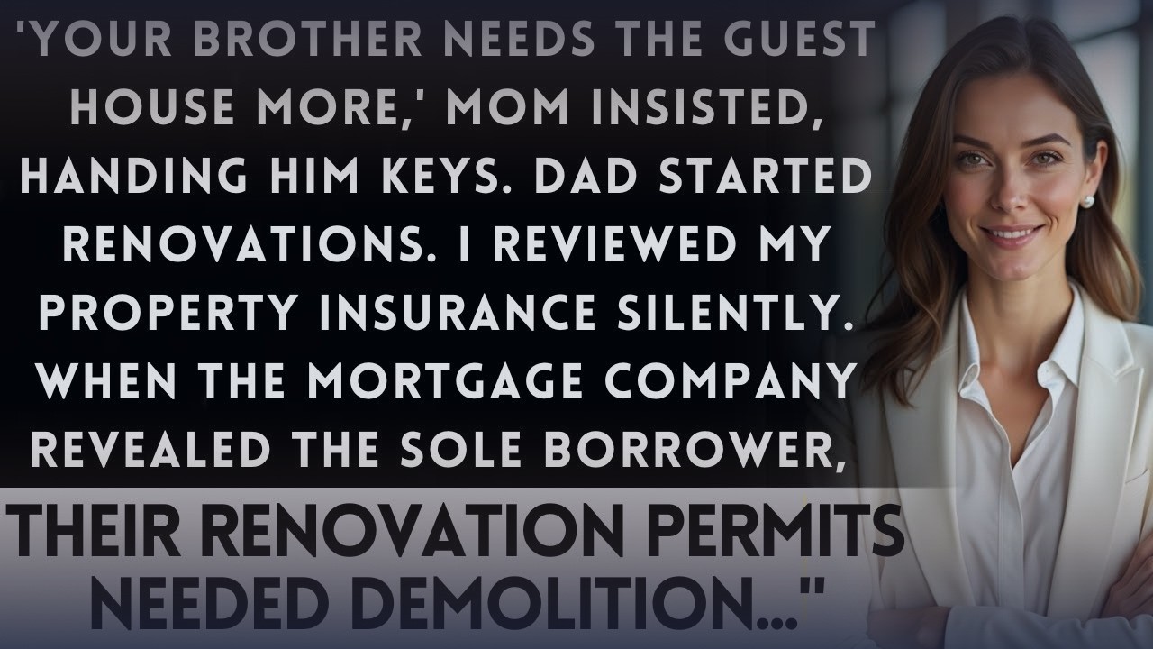 Parents Promised My Guest House To Golden Child— The Mortgage Company's Letter Changed Everything...