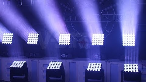 25 Dot LED Moving Matrix zoom light