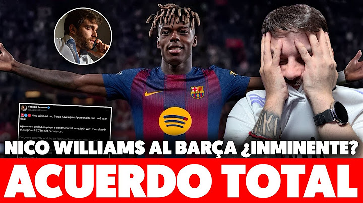 💥¡¡BOMBAZO CONFIRMADO!! ACUERDO TOTAL del BARÇA con NICO WILLIAMS... ¿FICHAJE INMINENTE?... HUNDIDO😩