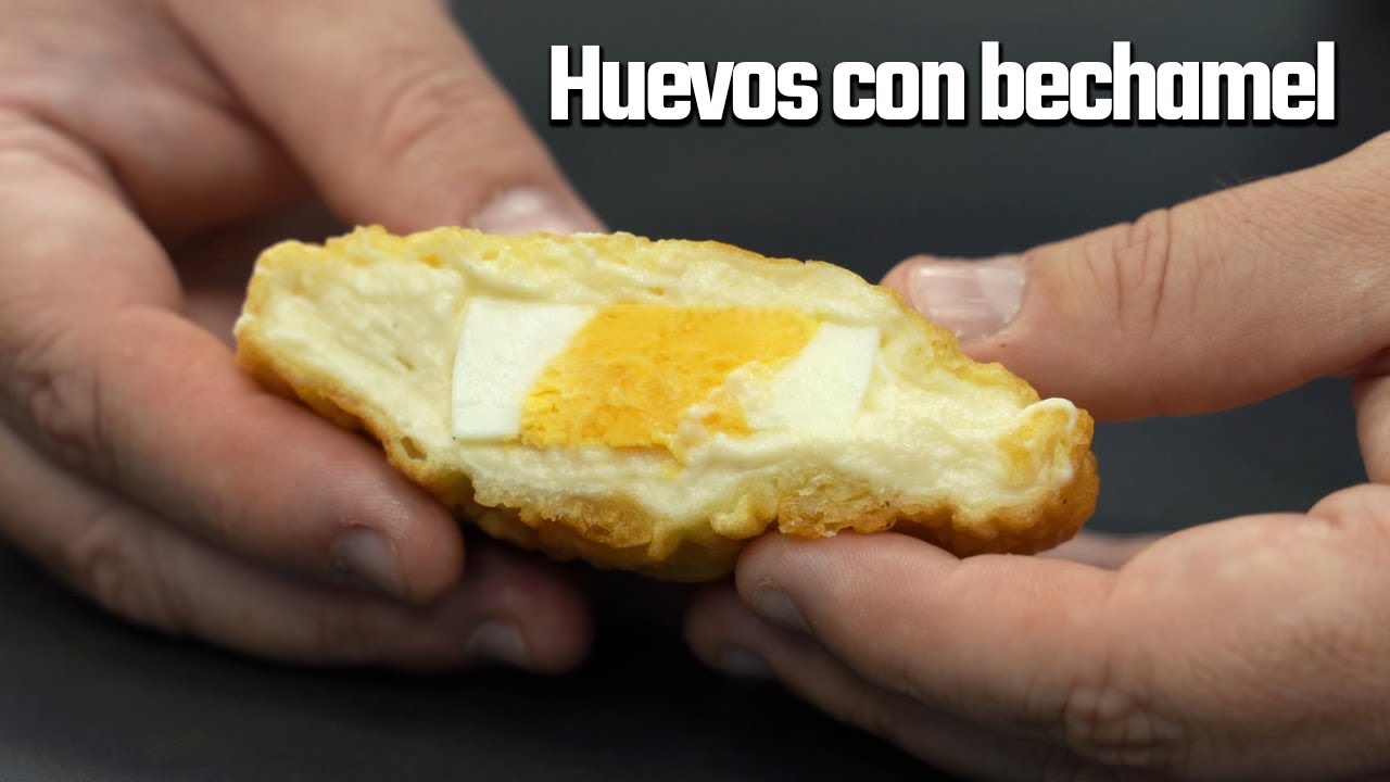 Huevos con BECHAMEL (RECETA de huevos yeyé)
