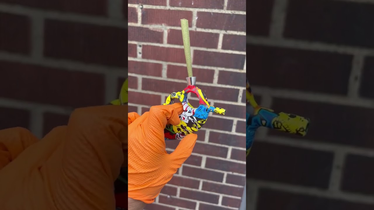 It’s not brass , it’s acrylic , joint bubbler  