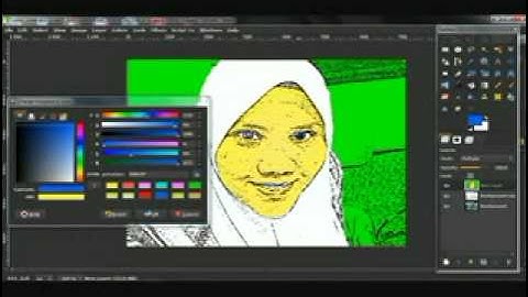 POP ART Gimp 2.6.11 tutorial #1.