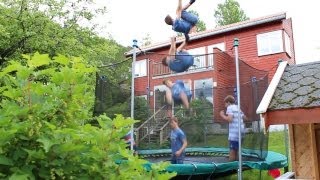Feel Good Trampoline edit 2 ( Quadruple Sideflip! and Landed Triples!