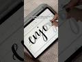 Pratice makes perfect! 📝✨#ipadnotes #student #studytok #digitalnotes #calligraphy #tutorial #tips