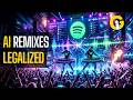 Spotify and Universal Are Letting Fans Use AI To Remix Songs