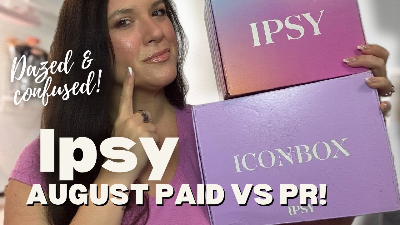 AUGUST 2025 IPSY PR HAS FINALLY ARRIVED! Unboxing Both BoxyCharm & Icon Box! How Do They Compare? 