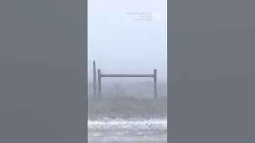 This is what it looks and sounds like inside a snow squall