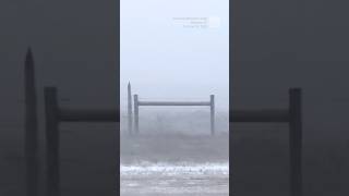This is what it looks and sounds like inside a snow squall