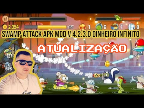 ATUALIZAÇAO Swamp Attack APK MOD v 4.2.3.0 Dinheiro Infinito - YouTube