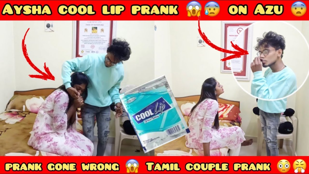 Jillunu oodathu prank 😱 on Azu | prank gone wrong 😰😢 | Tamil couple prank 😱 | Azu Aysha