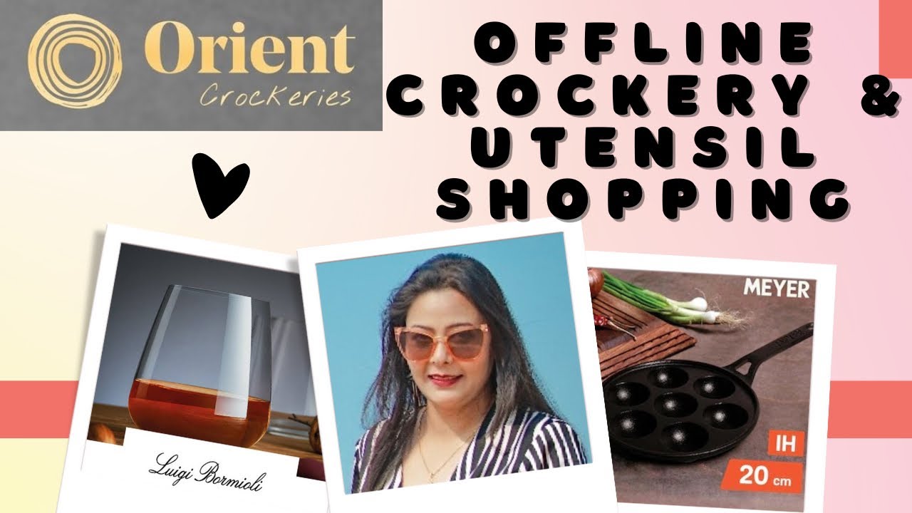 Shopping from Orient Crockeries Jaipur - Meyer, Luigi Bormioli and More | Kitchen Utensils Review