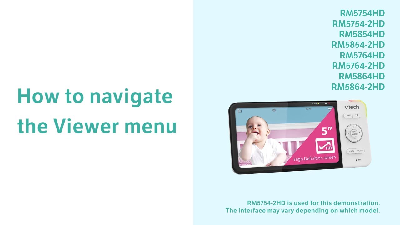 vtech rm5764 baby monitor