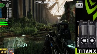 Crysis 3 Very High Settings 4K | TITAN XP SLI | Ryzen 9 3950X OC