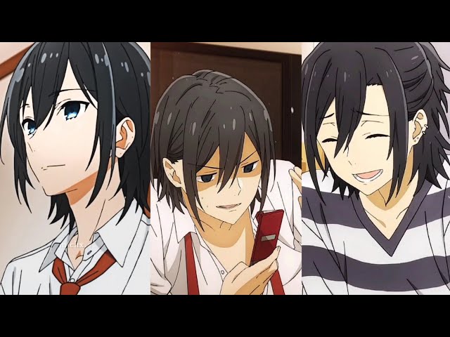 Hori and Miyamura watch scary movie #fyp #anime #horimiya #foryou