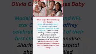 Olivia Culpo Welcomes Baby Girl Colette Model Olivia Culpo And Nfl Star Christian Mccaffrey