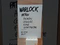 WARLOCK (Base Class) Dungeons and Dragons (Archfey, Celestial, Fiend, Great Old One) Arcane, Pact
