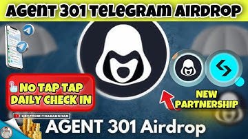 How to Create Account on Agent 301 Telegram Bot | Agent 301 Wallet Connect | Crypto With Asad Khan