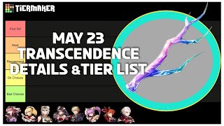 WOTV - Transcendence tier list May '23