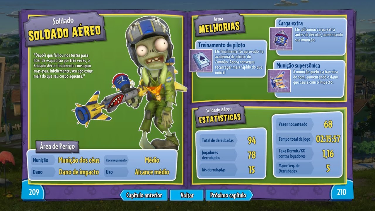Plants vs Zombies Garden Warfare no PC - Soldado Aéreo