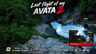 My DJI Avata 2’s Last Flight | Waterfall Dive & Crash