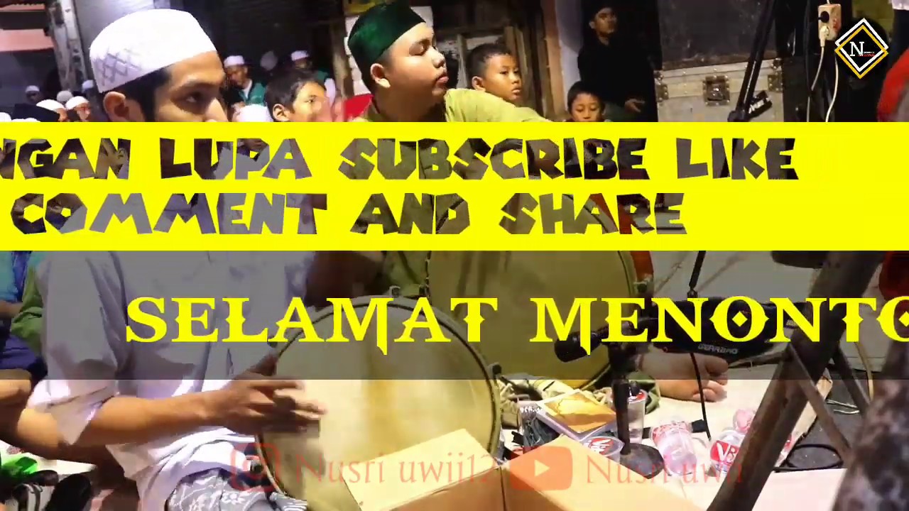 Pukulan versi bass kotek# ( qosidah medley allahuma sholli & nurul musthofa )