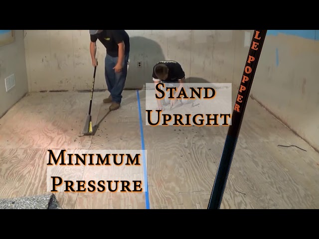 The Staple Popper - Stand Up Carpet Staple Remover